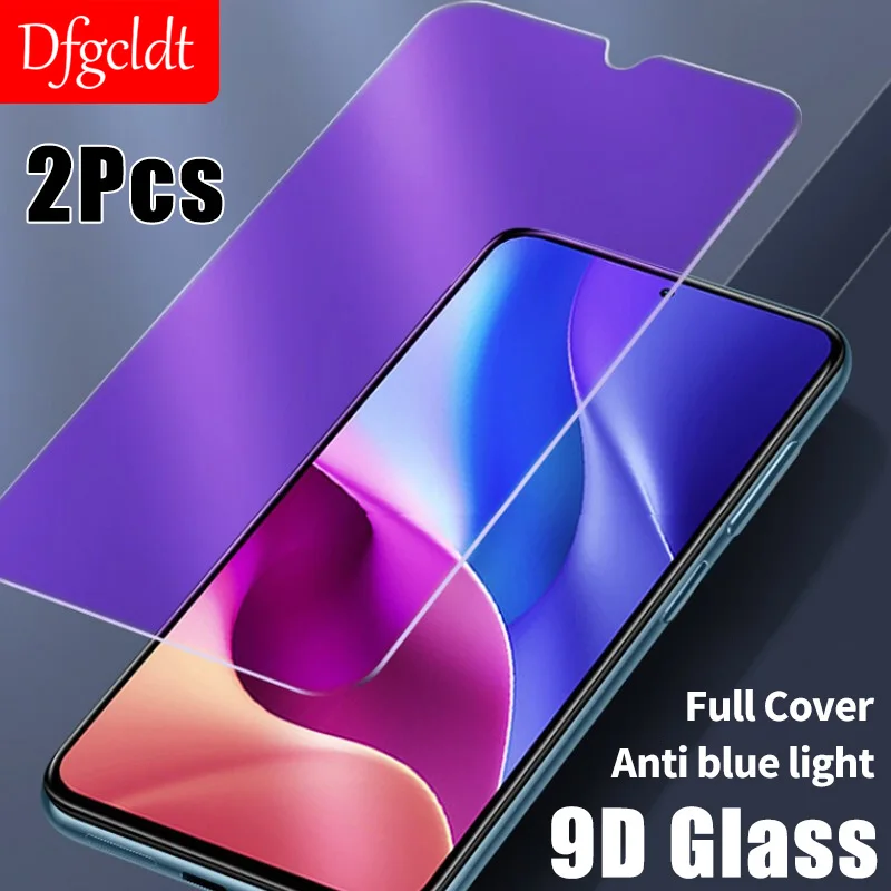 

9D Anti-blue light Tempered Glass for Xiaomi 11T Pro Mi 11i Lite Poco X4 X3 F3 M3 Redmi Note 11E 11S 10S 9S Pro Screen Protector