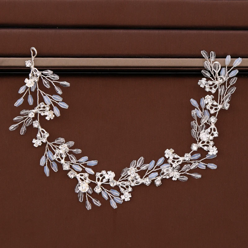 

Bridal Hair Accessories Crystal Headband Wedding Headpiece For Women Hair Jewelry Handmade Bridal Headband Tiara Hair Ornaments