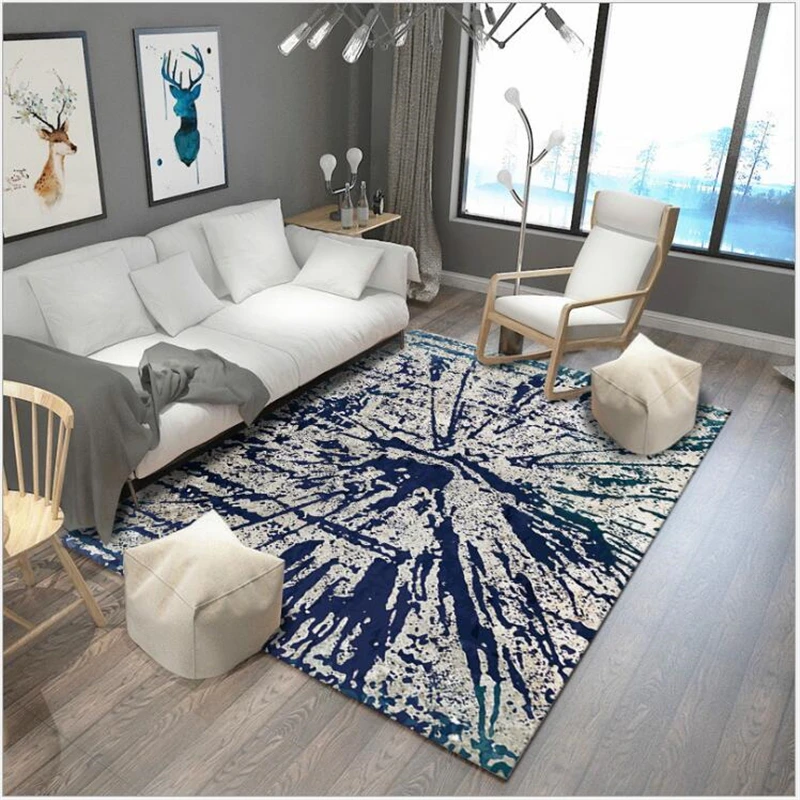 Абстрактный ковер в скандинавском стиле Bubble Kiss для гостиной полосатые