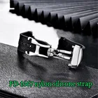 Часы PAGANI DESIGN PD1667 007 мужские, оригинальный ремешок из силикона и нержавеющей стали для наручных часов, 20 мм