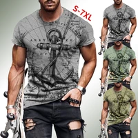 new summer fashion new style mens 3d printing t shirt men s personality t shirt neck large size s 7xl