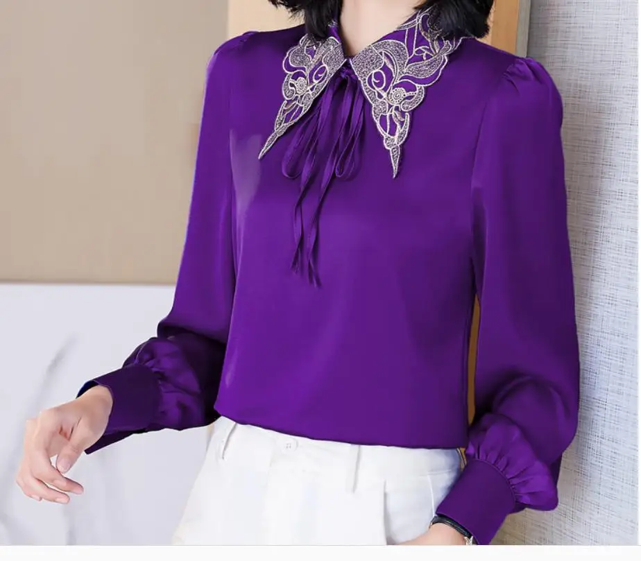 

2021 spring and autumn Summer Long sleeve Women's shirt