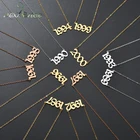 Nextvance модные ожерелья с цифрами на год из нержавеющей стали 1987-2010 ожерелья с подвесками для женщин и мужчин подарок на день рождения Прямая поставка