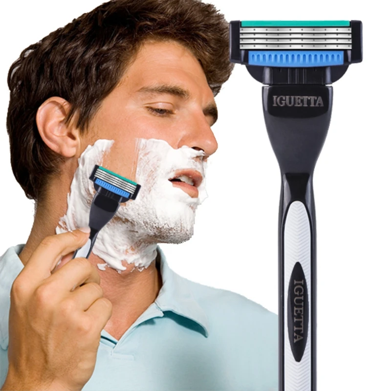 бритва женская для бритья боитва лица safety razor 2021 Мужская Ручная четырехслойная