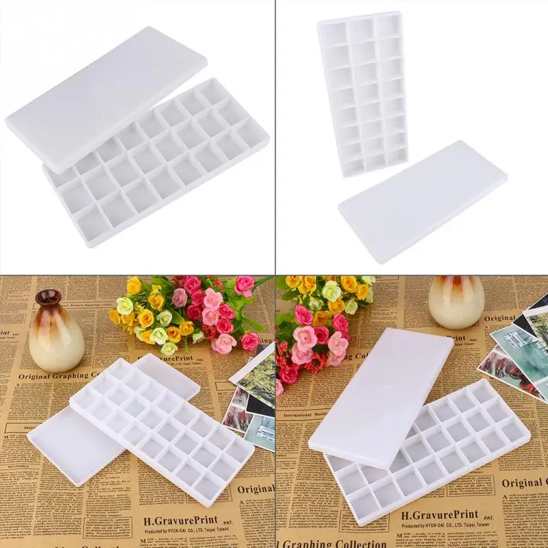 Профессиональная пластиковая фотопалитра складная палитра для смешивания