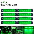 8 шт., габаритные огни для грузовиков, 12 В, 6 светодисветодиодный