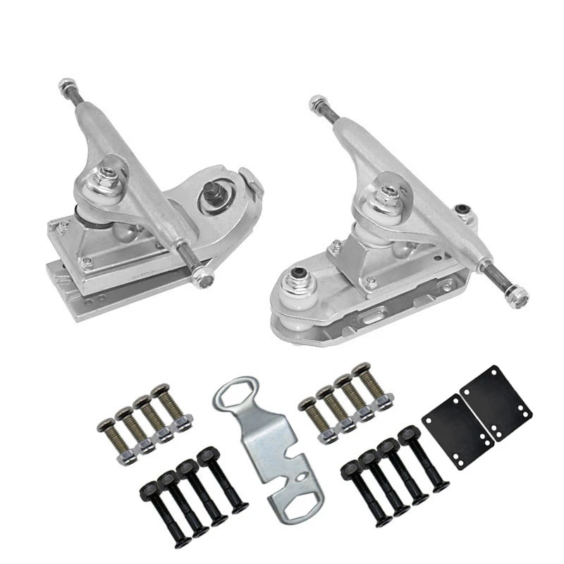 

6.25Inch Surfboard Skateboard Surfskate Bridge Water Bridge Longboard Surf Skate Bridge Base with Risers Bolts