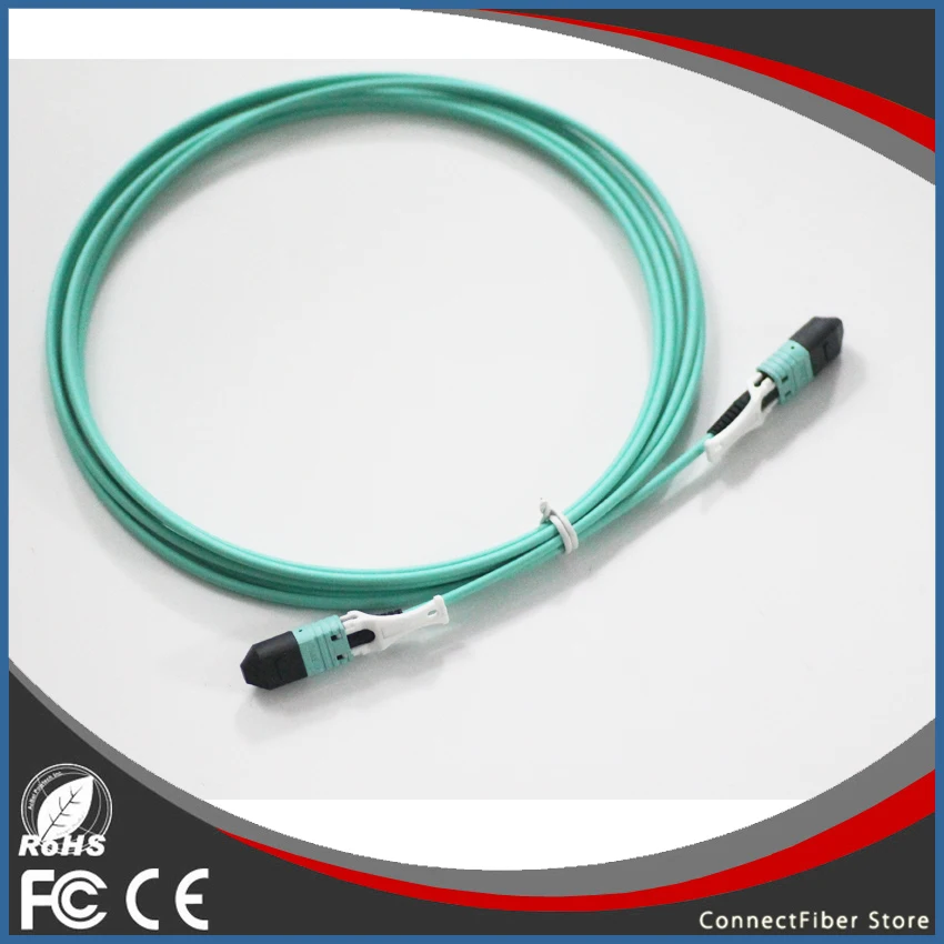 12 волоконный многомодовый MTP оптический магистральный кабель OM3|Детали устройств
