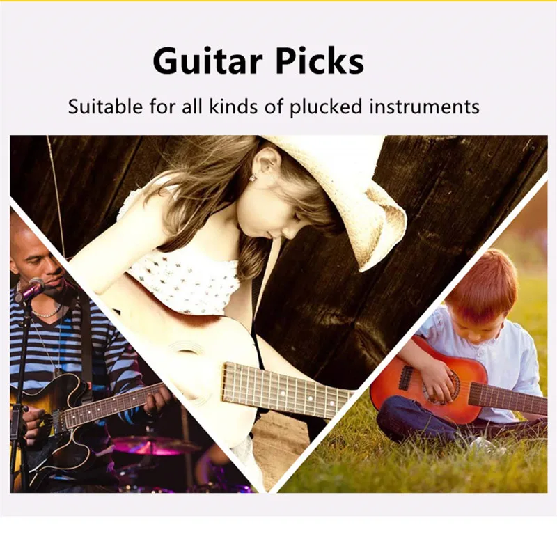 10 pcs neue akustische picks gitarre picks plektrum celluloid elektro glatte gitarre pick zubehör 046mm 071mm 081mm 096mm free global shippin