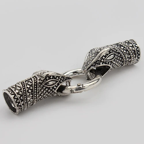 Концевые заглушки Ciseng 1 компл./лот под старину серебристого цвета с вырезами в