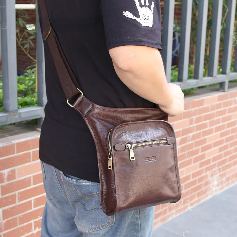 New Design casual genuine leather crossbody men's designer One Shoulder Messenger Bag Fashion Women High-quality luxury bags