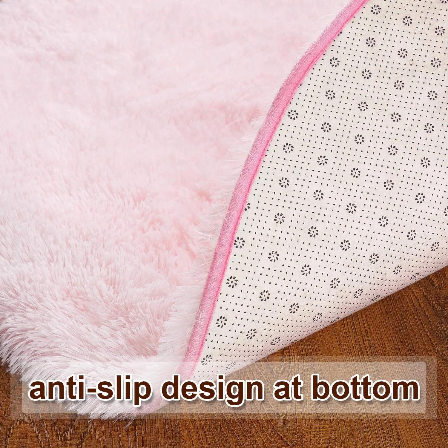 Круглый Пушистый Коврик для спальни мягкий пушистый ковер плюшевый напольный