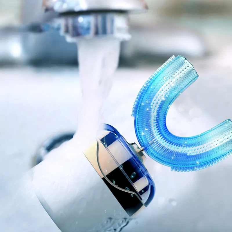 Унисекс для взрослых u образная электрическая зубная щетка Беспроводная зарядка