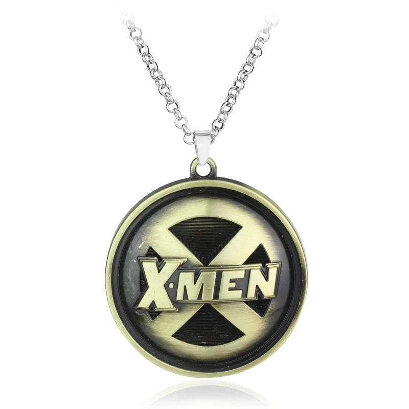 Горячая супергерой Moive X-men The Wolverines женские браслеты с гравировкой ожерелье винтажное старинное серебро X MAN собачья табличка Подвеска ювелирные изделия