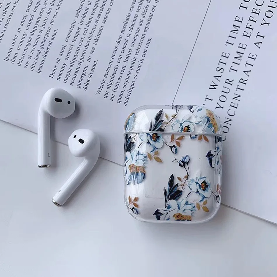 658A2 Беспроводной Bluetooth чехол для наушников Airpods чехол Роскошный Мраморный наушник чехол для Apple Air Pods 2 Earpods аксессуары 1 - Цвет: 658A2