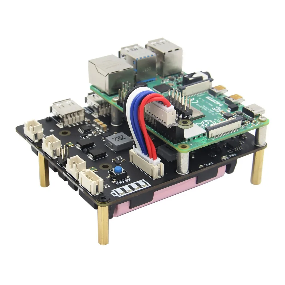 Raspberry Pi 4 Модель B UPS шляпа щиты, X750 управление питанием Плата расширения для Raspberry Pi 4B/3B+/3B/2B/A+/B