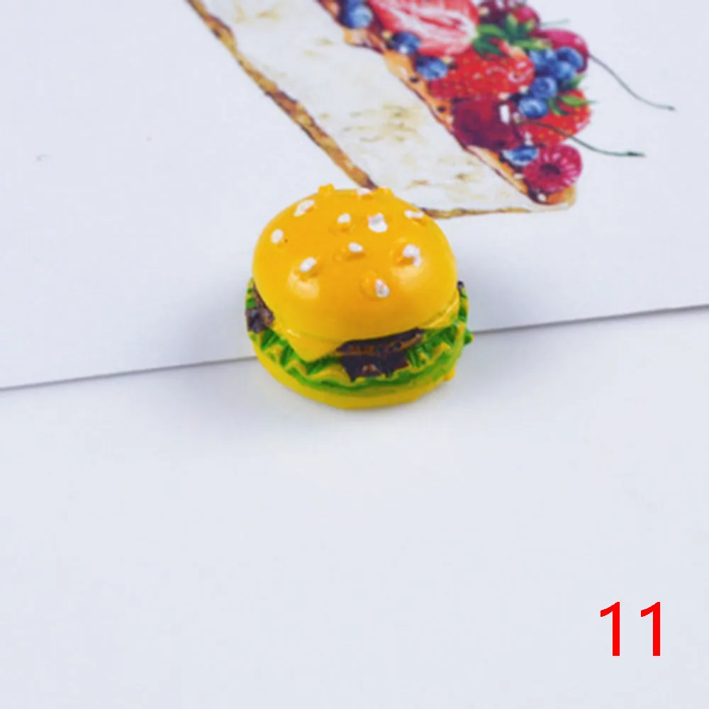 11 5 шт. Мини имитация Конфеты Мороженое фрукты кухонные продукты игрушки для детей милый мультфильм детская игрушка DIY Декор кукольный домик аксессуары - Цвет: 11