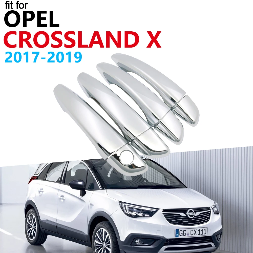 Роскошный хромированный комплект отделки наружной ручки для Opel Vauxhall Crossland X 2017 2018