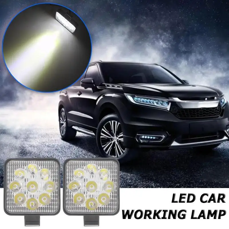 Светодиодный рабочий энергосберегающий мини светильник Круглый/квадратный