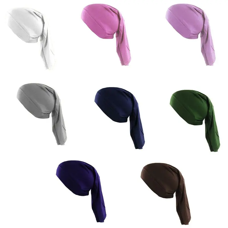 

Female Muslim Underscarf Hijab Inner Tube Stretch Islamic Turban Head Wrap