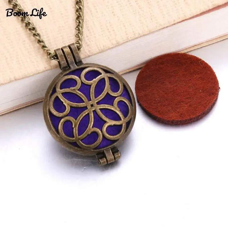 Винтажное ожерелье с медным аромадиффузором ароматическое масло диффузор