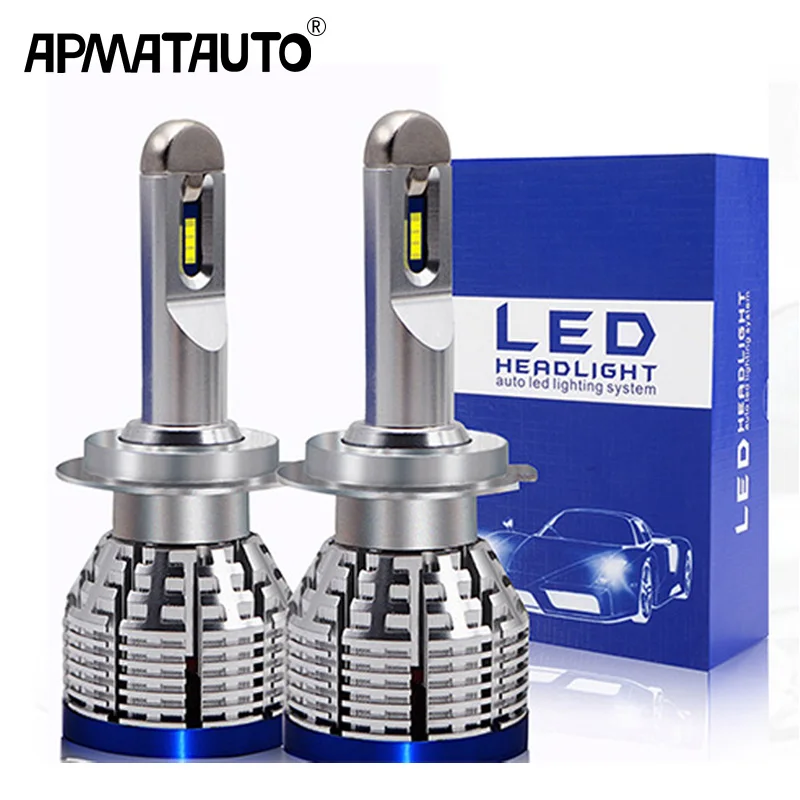 Мотоцикл 12V H7 светодиодный лампы головной светильник 4800LM для Yamaha YZF R1 2007 2014 R3 2015 R6