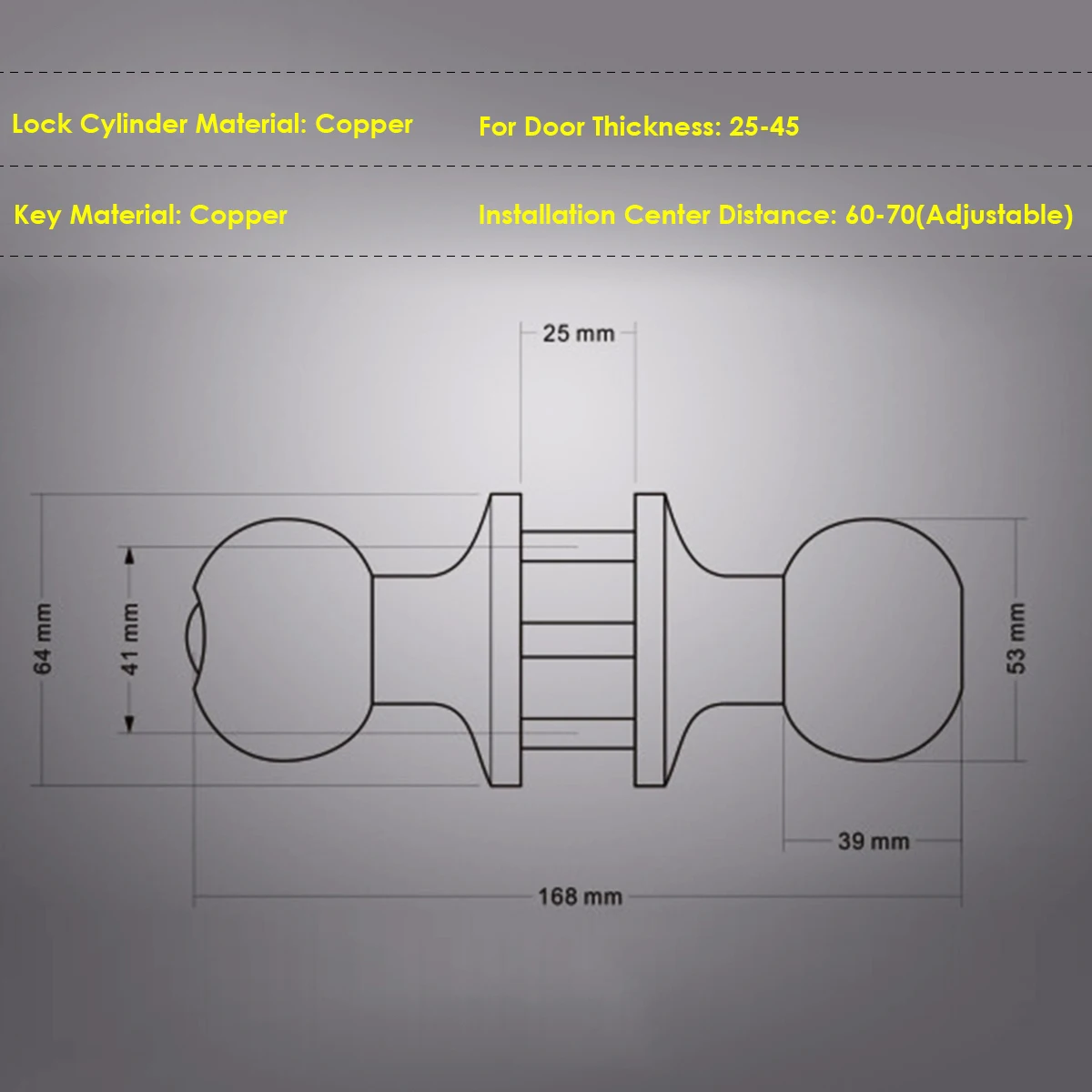 Набор круглых шариковых ручек для двери из нержавеющей стали ручка замок с 3