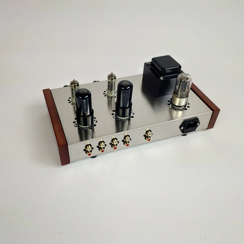 DIY Hifi 6J4 + 6P6P ламповый фотовакуумный предусилитель 4 канальный вход BT 5 0|Усилители
