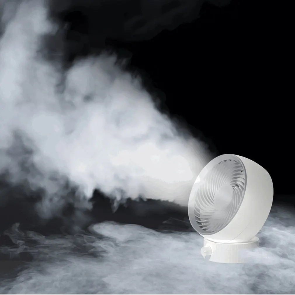 

USB Mini Desktop Small Fan Air Circulation Fan 5 Streamline Blades Strong Wind Spiral Net Cover Fan