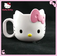 hello kitty cartoon mug mouth cup milk cup handle toothbrush cup tumbler rinse cup