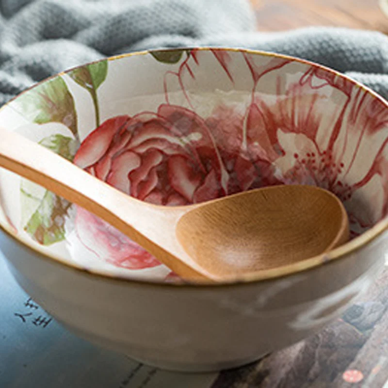 8 дюймов Европейский японский лапши чаша бытовой Ramen чаши посуда салатник миска