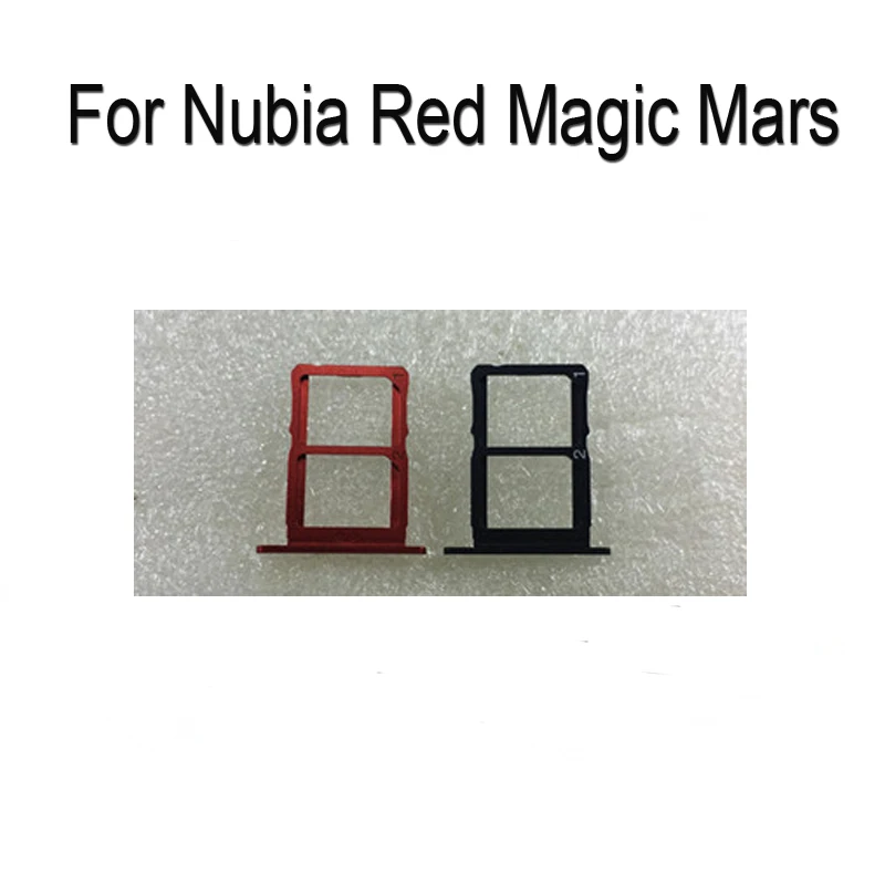 100% Оригинальный серебряный лоток для SIM-карты ZTE Nubia Red Magic Mars NX619J SD-карты SIM