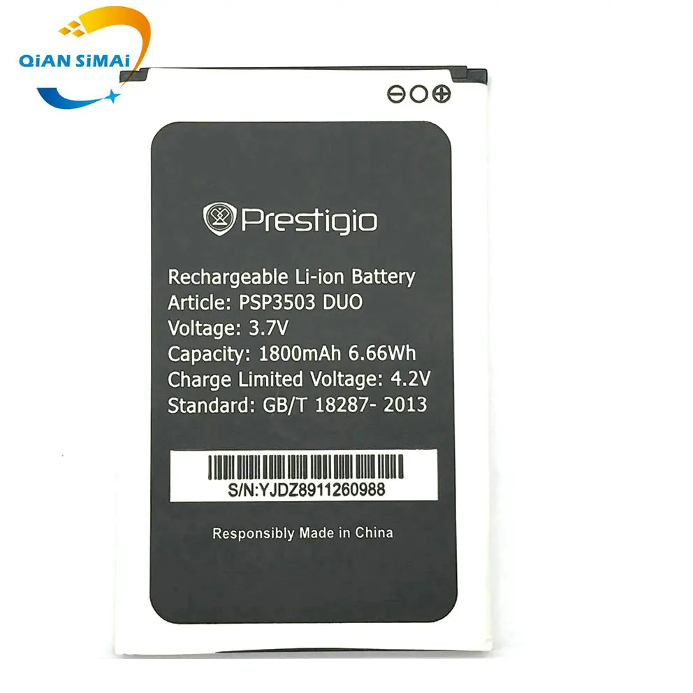1 шт. новый 100% высококачественный аккумулятор PSP3503 DUO PSP3503DUO для Prestigio Wize C3 3503