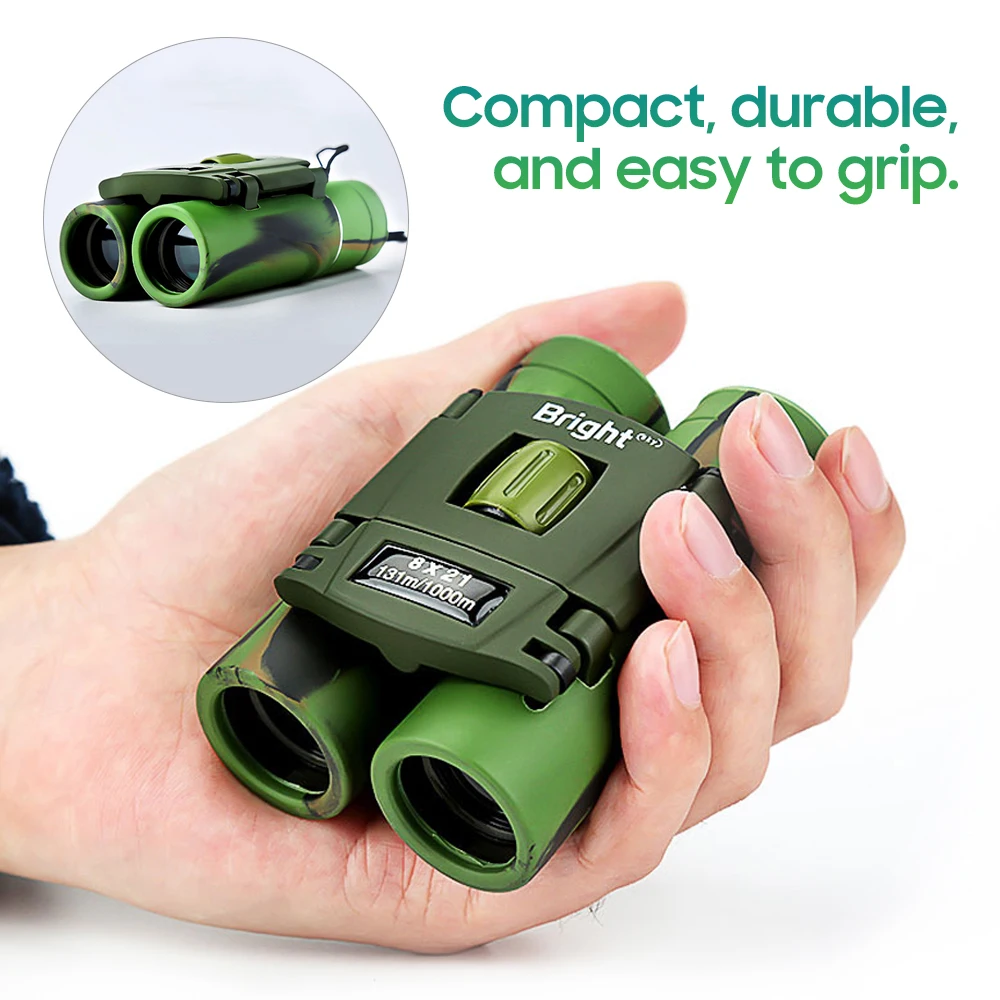 Бинокль с широким диапазоном компактный бинокль призмой BAK4 8 × 21 диоптриями для