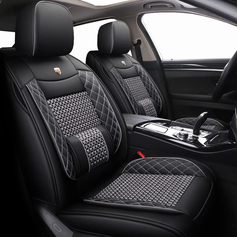 Новинка кожаные и ледяные шелковые чехлы на сиденья автомобиля для chevrolet captiva tahoe