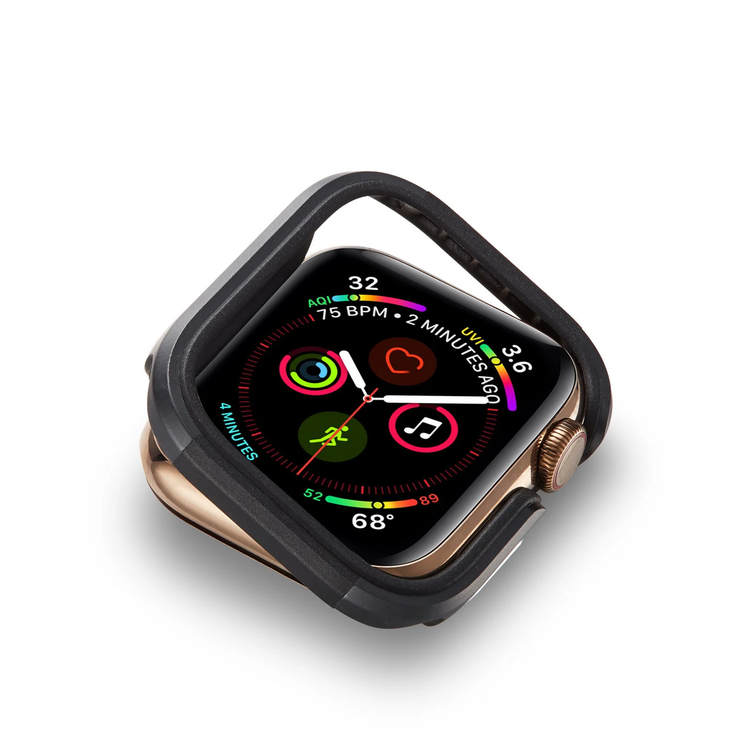 Для Apple Watch Series 5 4 40/44 мм Чехол Премиум Алюминий + ТПУ бампер чехол для серии браслет