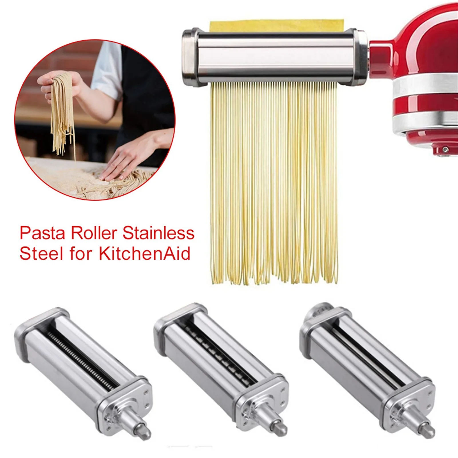 

Household Stainless Steel Manual Pasta Machine Hand Pressure Noodle Maker DIY Noodles Fresh Juice Accessory For Kitchen