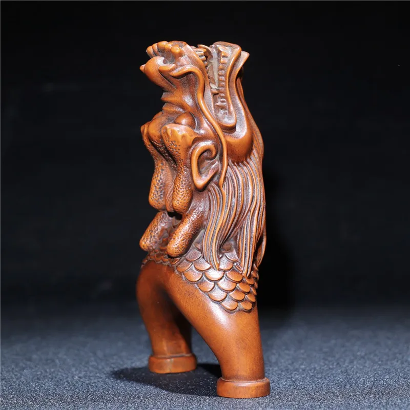 Рогатка из бокса с головой дракона китайская ручная резьба | Дом и сад