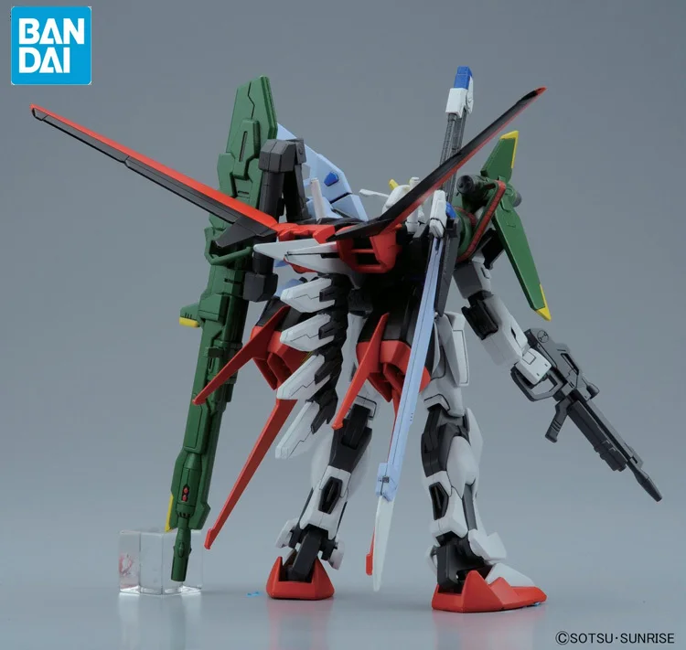 

BANDAI GUNDAM SEED 1/144 HG R17 PERFECT STRIKE Gundam model kids assembled Robot Anime action figure toys