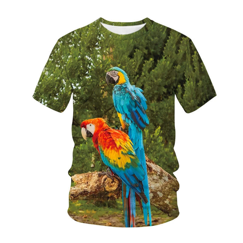 Мужская Уличная одежда с рисунком животных Женская Повседневная дышащая Летний