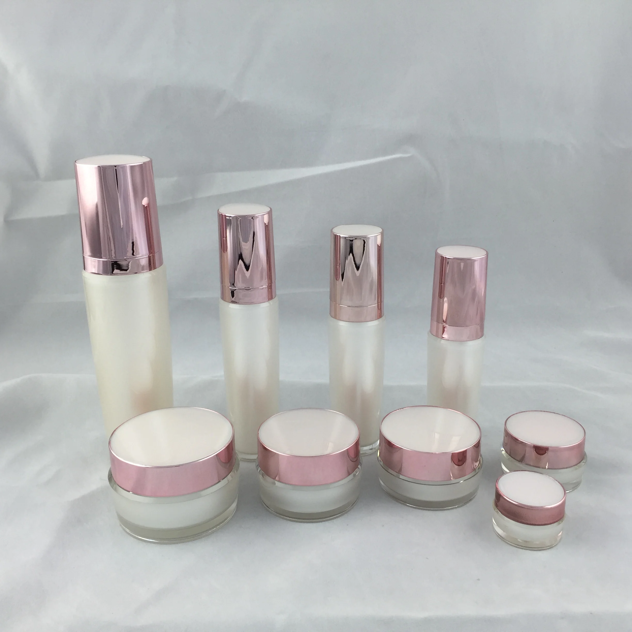 50 г жемчужно-белый пластиковый акриловый кувшин горшок олово для дневной и