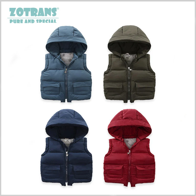 Зимняя куртка для мальчиков детская верхняя одежда маленьких Детское пальто