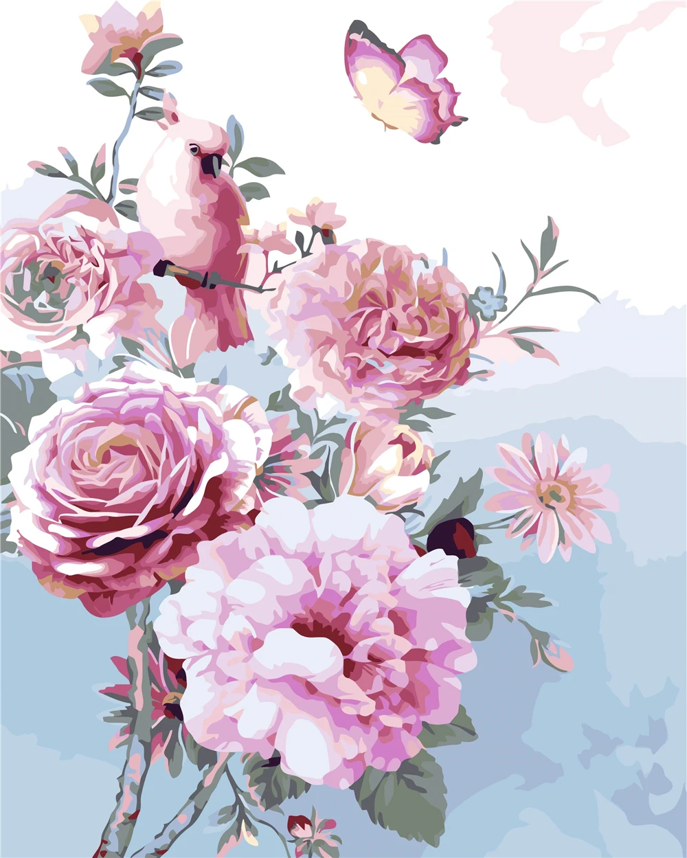 

Barbarian Love 40x50cm No Frameless Painting By Numbers Animals On Canvas Pictures By Numbers Home Decoration Diy Style