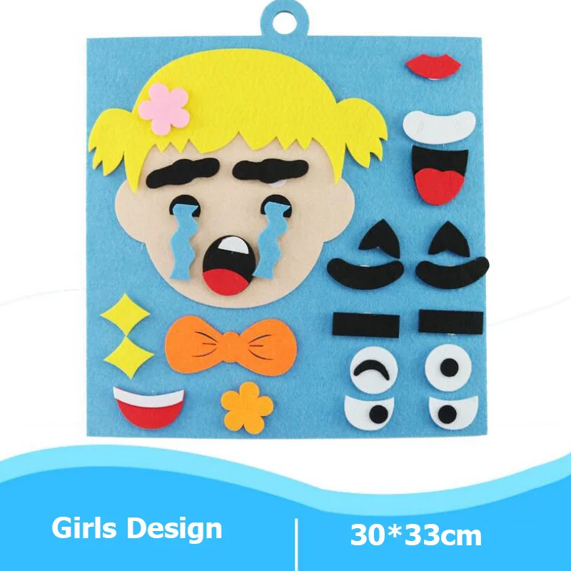 WISHMETYOU Expression войлок для детей игрушки материал ручной работы пакет нетканый