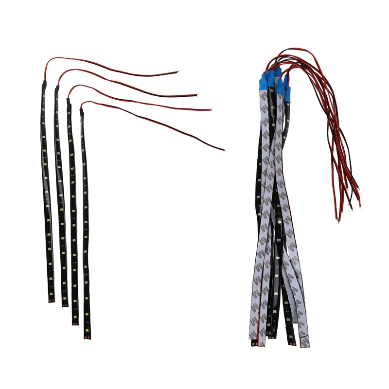 

4x30 см 15 SMD гибкая Водонепроницаемая белая светодиодная лента с 10 x водонепроницаемой 15 светодиодов 3528 SMD полоса освесветильник 30 см DC 12 В