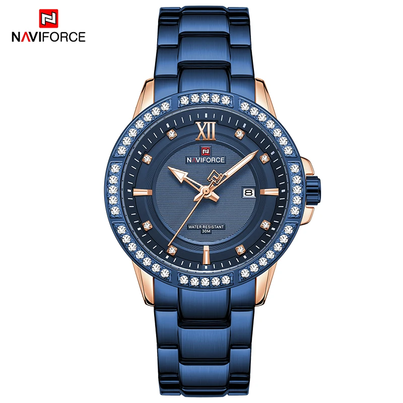 

NAVIFORCE Men New Luxury Watch Military Blue Sport Watch Male Waterproof Businees Wristwatch Quartz Date ClockRelogio Masculino