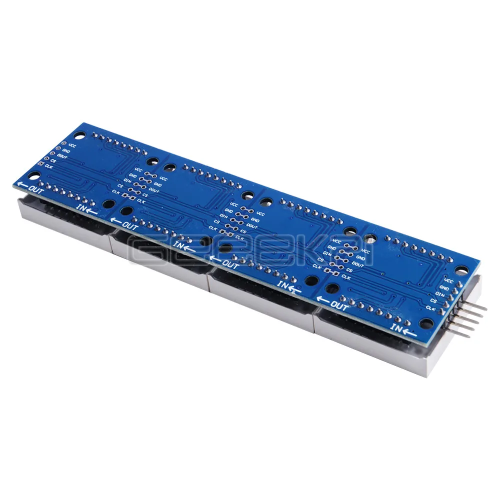 Модуль точечной матрицы GeeekPi 2 шт. max7218 для микроконтроллера Arduino 4 в одном дисплей