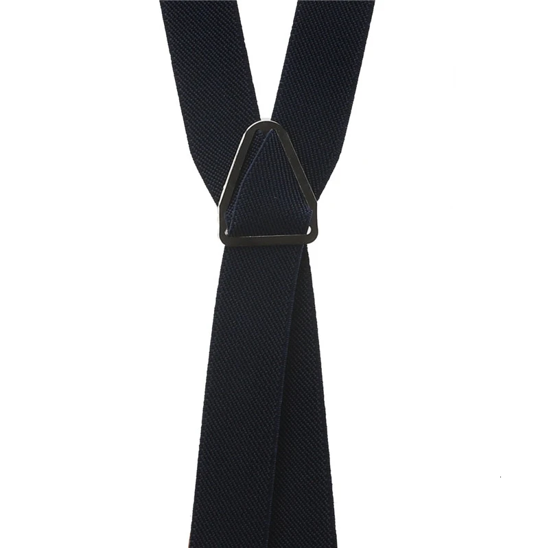 Подтяжки для взрослых унисекс однотонные без рисунка, мужские, шириной 2,5 см, регулируемые эластичные, с 4 клипсами в форме Х на спине, для женских брюк.