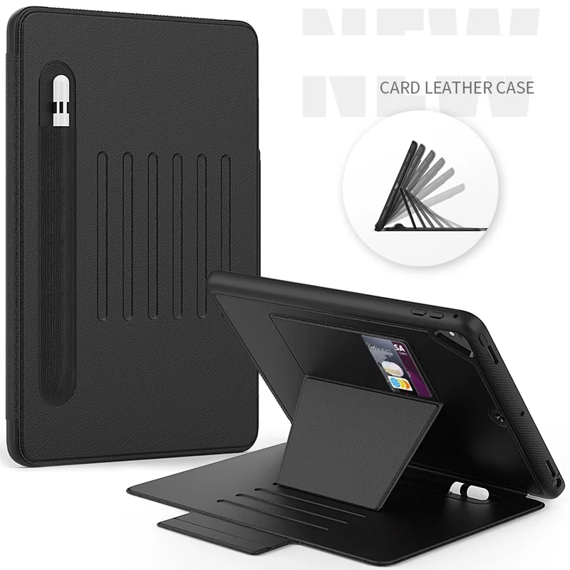 Holder Card Slot Leather Shockproof Smart Case For Ipad Mini