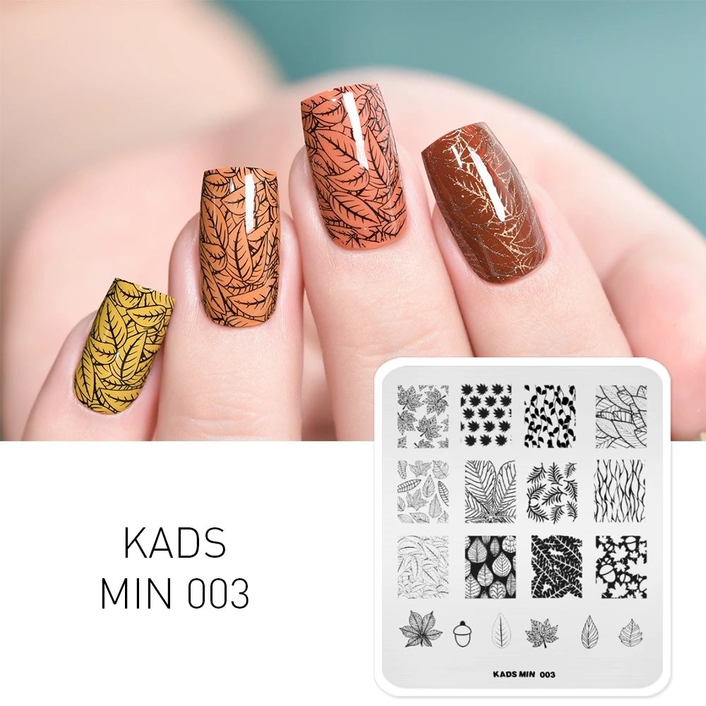 Min 003 KADS стемпинг геометрия 005 3D геометрическая форма для ногтей пластины для стемпинга штамп для стемпинга стемпинг для ногтей штамп для ногтей трафареты для ногтей штамповка для маникюра дизайн ногтей для стемпинга - Цвет: Min 003
